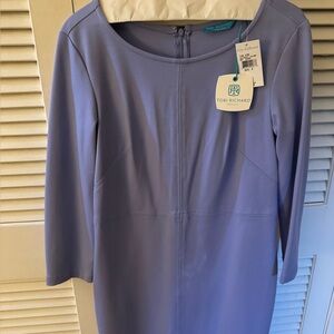 Tori Richard Women's Lavender Long Sleeve Dress